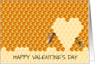 Happy Valentine&rsquo;s Day for Beekeeper card