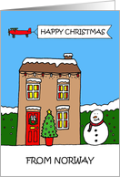Happy Christmas From Norway card