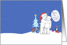 Christmas Polar Bears card