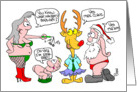 Christmas Naughty List Adult Sex Humor card