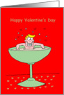 Valentine’s Champagne Toast card