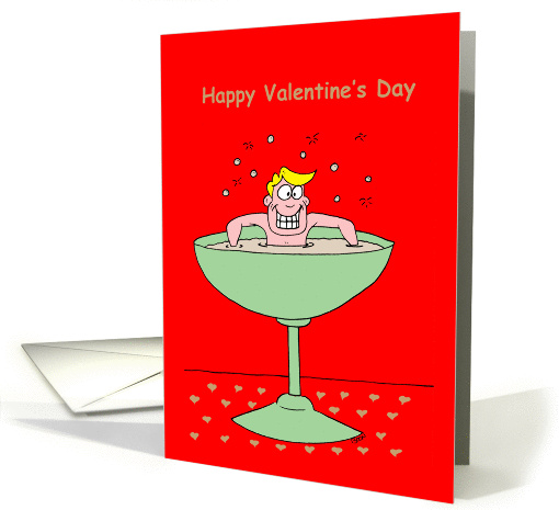 Valentine's Champagne Toast card (1027051)