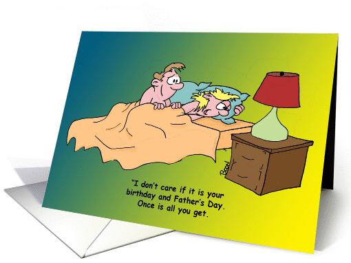 Father's Day / Birthday for Husband Adult Sex Humor card (1029935)