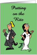 Black Tie Invitation - Putting on the Ritz card