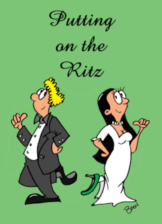 Party Invitation - Putting on the Ritz