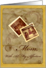 Mom sentimental vintage card