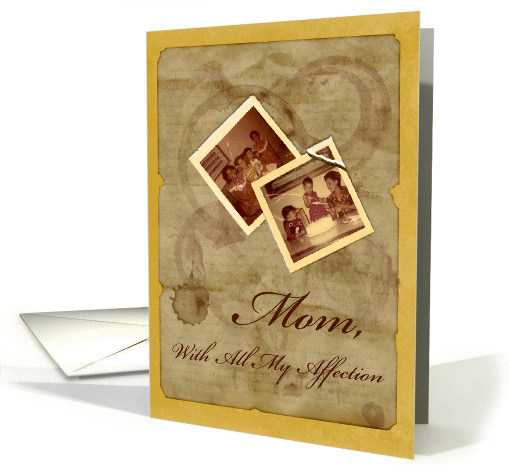 Mom sentimental vintage card (1009319)