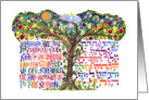 Rosh Hashanah - Shehechianu Blessing Tree of Life card