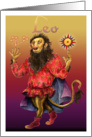 The Alchymical Zoodiac Series: Leo card