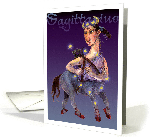 The Alchymical Zoodiac Series: Sagittarius card (1406014)