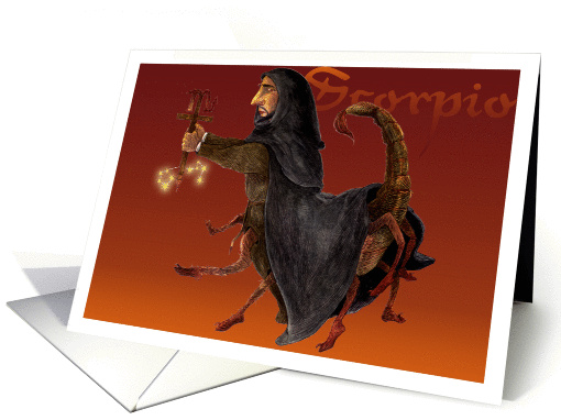 The Alchymical Zoodiac Series: Scorpio card (1406020)