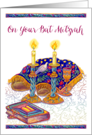 Congratulations On Your Bat Mitzvah card