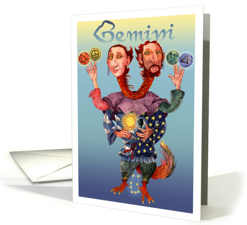 The Alchymical Zoodiac Series: Gemini card (1407168)