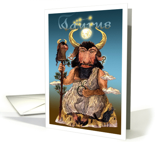 The Alchymical Zoodiac Series: Taurus card (1407170)