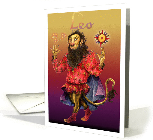 The Alchymical Zoodiac Series: Leo card (1407282)