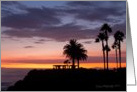 Sunset in Laguna card