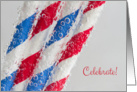 Celebrate Red, White, and Blue Blank Card