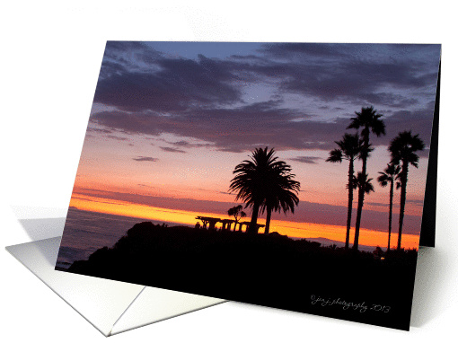 Sunset in Laguna card (1158136)