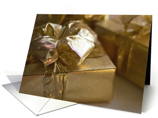 Holiday Golden Gifts card (1214546)