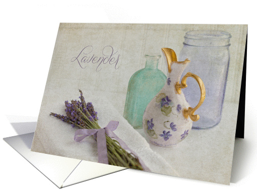 Lavender Spa Blank card (1396308)