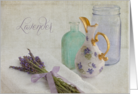 Lavender Spa Blank card