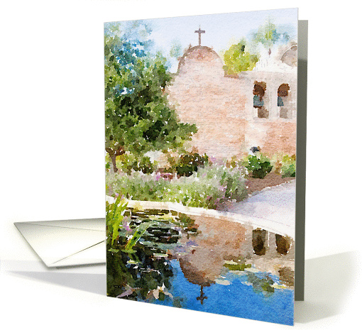Mission San Juan Capistrano Blank card (1397212)