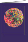 Multi-colored Winter Orb Blank Any Occasion card
