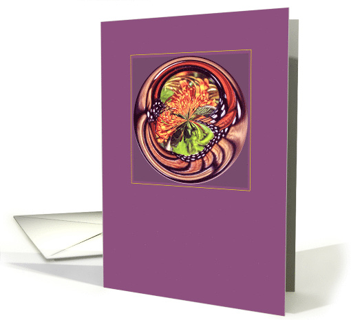 Mystic Summer Monarch Butterfly Orb Blank Any Occasion card (1167232)