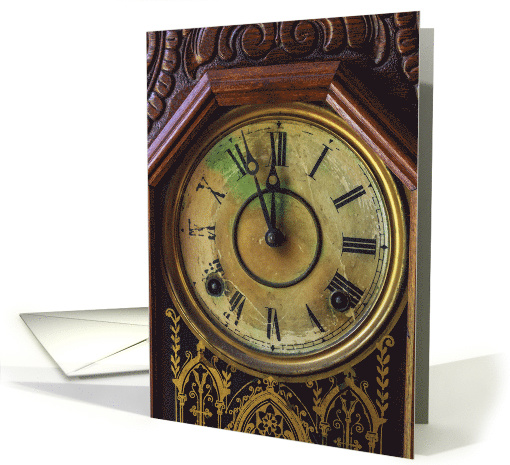 Antique Clock Blank Any Occasion card (1548130)