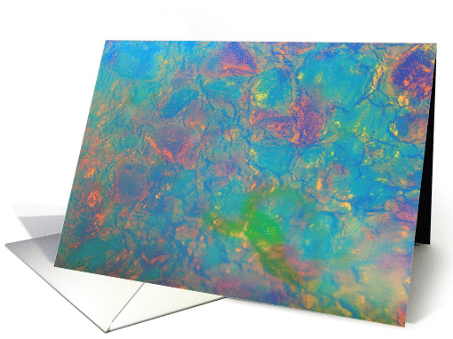April Opal Birthstone Birthday card (1730656)