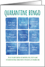 Quarantine Coronavirus Bingo Game, Thinking of You, Blank Inside card