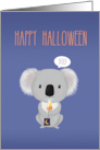 Happy Halloween Koala Bear says Boo! card
