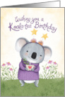 Wishing You a Koala Tea Birthday card
