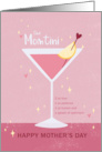Happy Mother’s Day Pink Card Momtini card