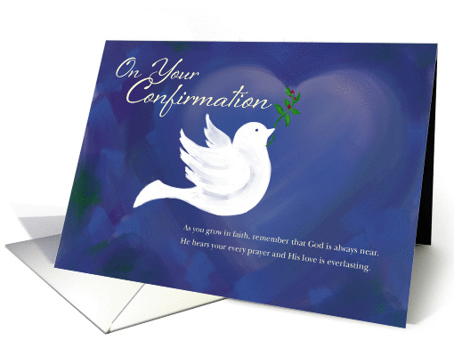 Confirmation Card with Dove card (1072095)