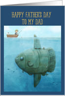 Happy Father’s Day to My Dad, Fishing Boat, Ocean card