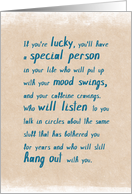 If You're Lucky,...
