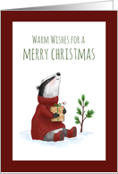 Warm Wishes Badger...