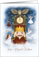 Have a Magical Christmas Nutcracker Painting card