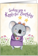 Wishing You a Koala Tea Birthday card