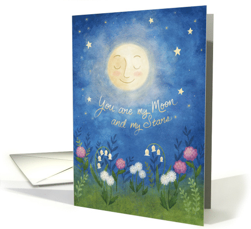 You are my Moon and Stars Birthday Love card (1763830)
