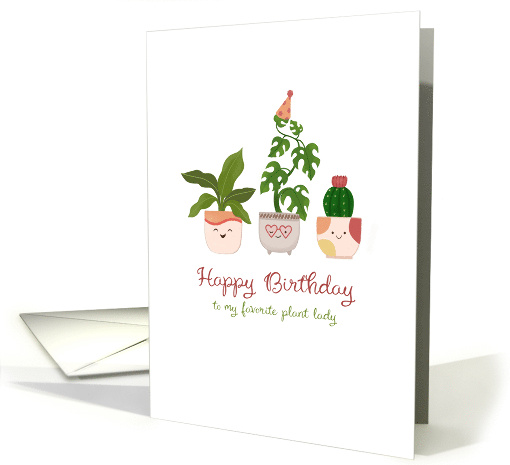 Happy Birthday to my Favorite Plant Lady card (1826600)