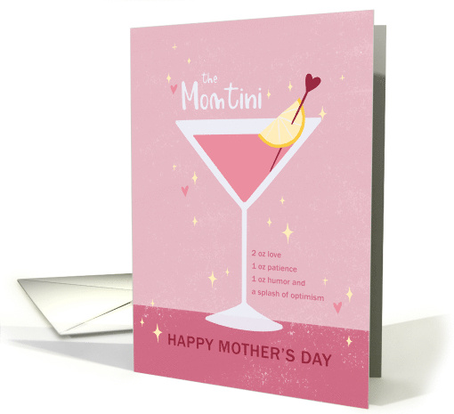 Happy Mother's Day Pink Card Momtini card (1826614)