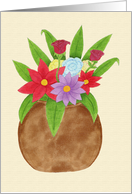 Get Well Flowers card