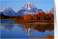 Grand Teton’s October Majesty card