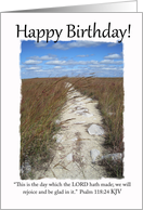 Happy Birthday Path - Christian card