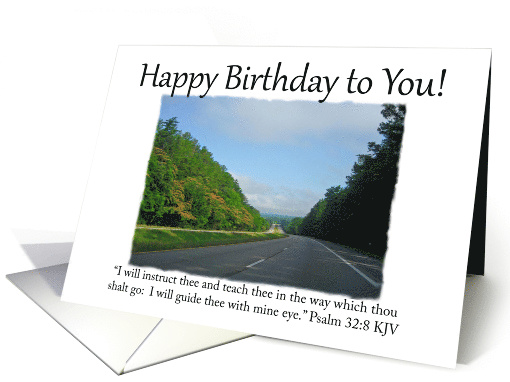 Happy Birthday Journey - Christian card (1042849)