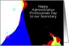 Administrative Professionals Day, Secretary, Custom Cover/Inside card