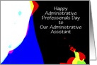 Administrative Professionals Day, Administrative Assistant, Abstract card