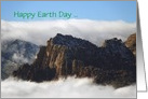 Happy Earth Day, Nestled in the Clouds, Customize Cover & Inside card